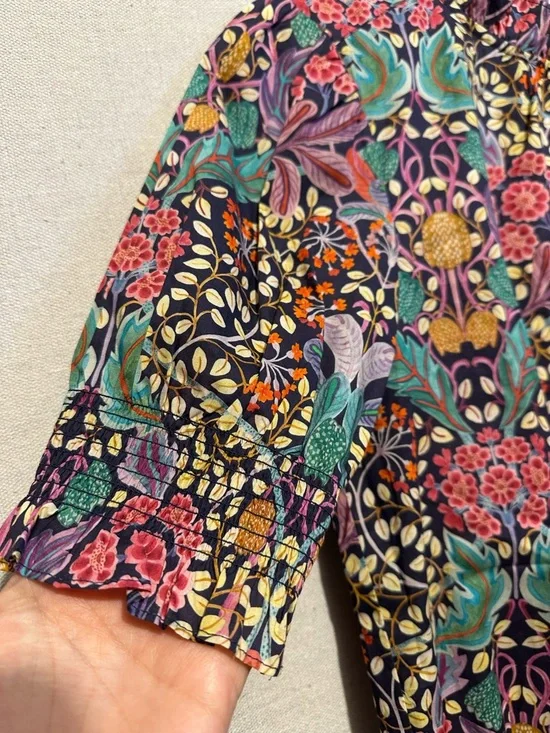 J. Crew Floral Liberty Fabric Top - size XS - Picture 3 of 6